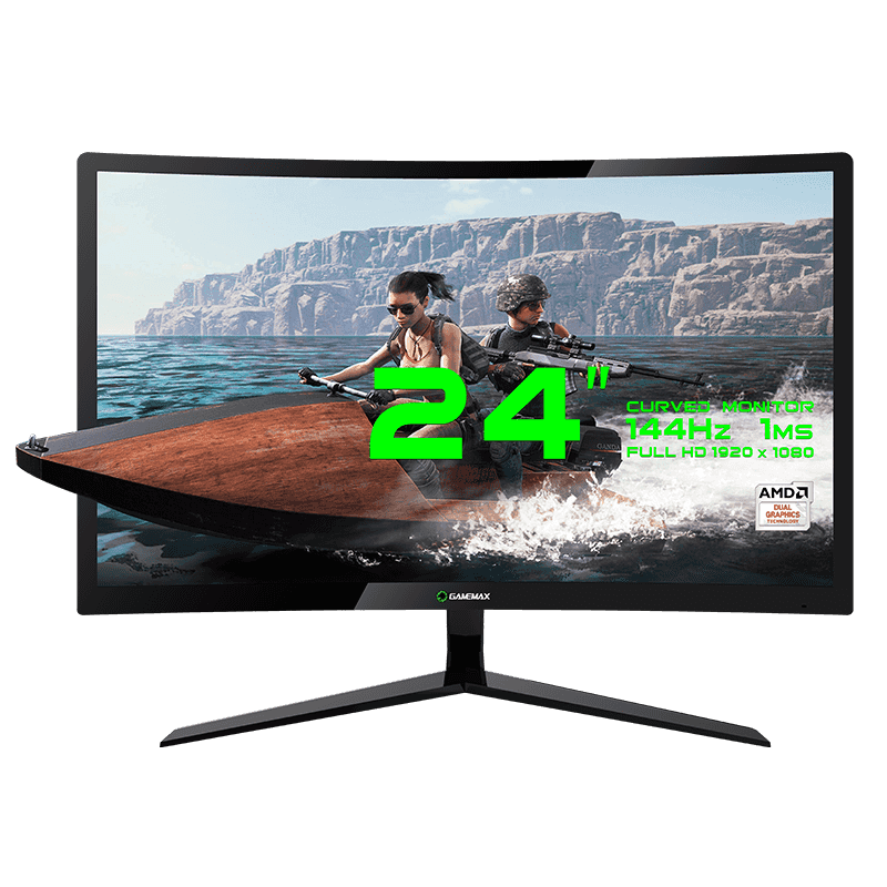 Monitor Gamer GameMax GMX24C144 de 23.6“ Curvo