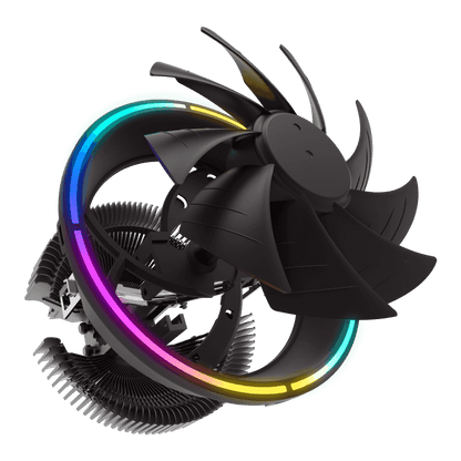 Disipador de aire CPU Gamemax Gamma 200 RGB (120mm, 1800rpm, Intel-AMD)