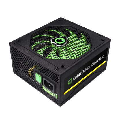 Fuente de Poder GameMax GM-600 de 600W (Semi-Modular, Certificado 80+ Bronce, ATX)
