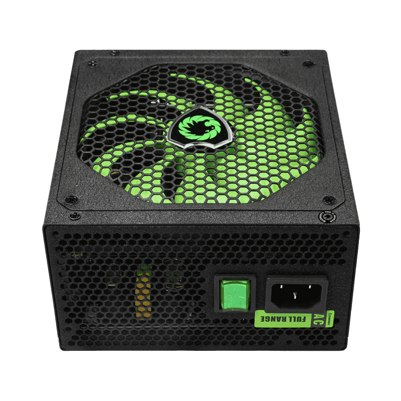 Fuente de Poder GameMax GM-600 de 600W (Semi-Modular, Certificado 80+ Bronce, ATX)