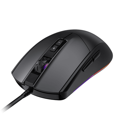 Mouse Gamer GameMax MG3 Black RGB (Sensor SPCP 199, 6.400dpi, Negro)
