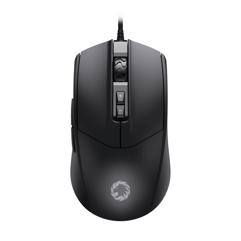Mouse Gamer GameMax MG3 Black RGB (Sensor SPCP 199, 6.400dpi, Negro)