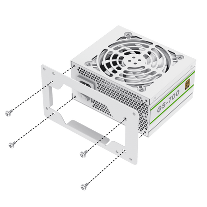 Fuente de Poder GameMax GS-700 White SFX 80 Plus