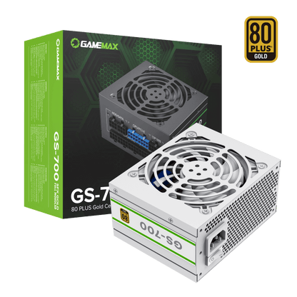 Fuente de Poder GameMax GS-700 White SFX 80 Plus