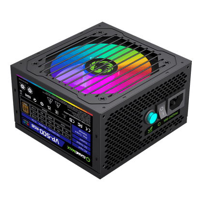 Fuente de Poder Gamemax 500W RGB VP-500-RGB 80+ Bronze (OPEN BOX)