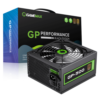 Fuente de Poder GameMax GP-500 de 500W (80+ Bronce, ATX)