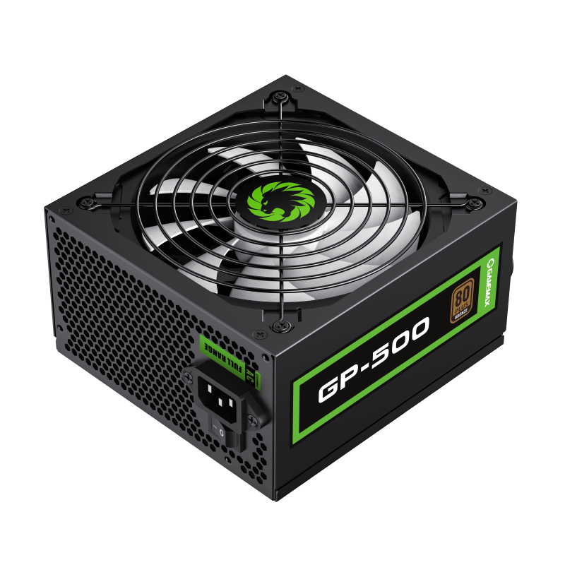 Fuente de Poder GameMax GP-500 de 500W (80+ Bronce, ATX)