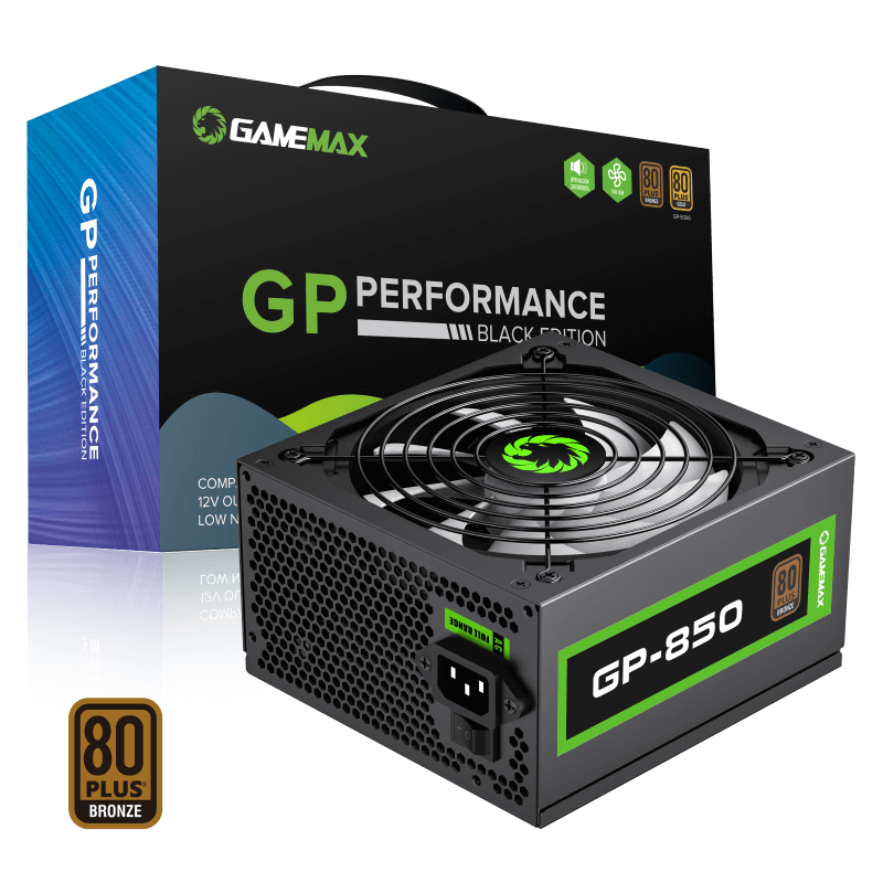 Fuente de Poder GameMax GP-850 de 850W 80+ Bronce