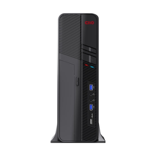 Gabinete Slim Clio CL-S605 Full mATX ITX 2*USB 3.0 con Fuente de Poder 500W