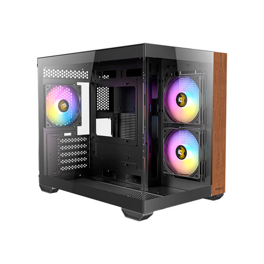 Gabinete Gamer Antec CX600M Wood ARGB