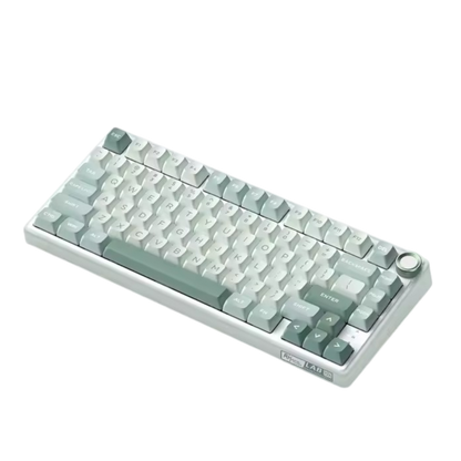 Teclado Mecánico Royal Kludge RK R75 Sky Cyan