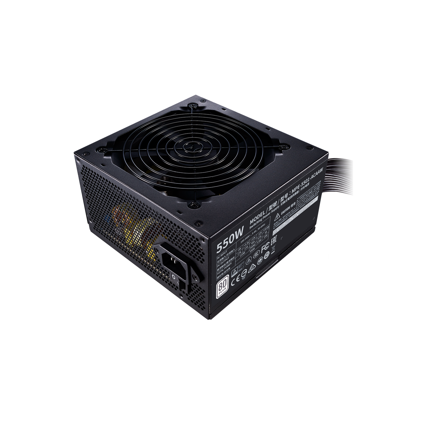 Fuente De Poder Cooler Master MWE 550W White