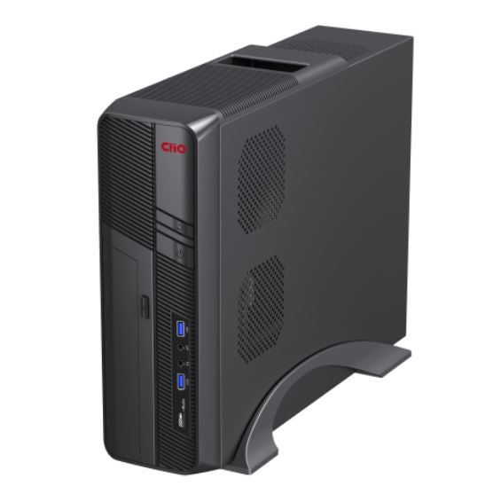 Gabinete Slim Clio CL-S605 Full mATX ITX 2*USB 3.0 con Fuente de Poder 500W