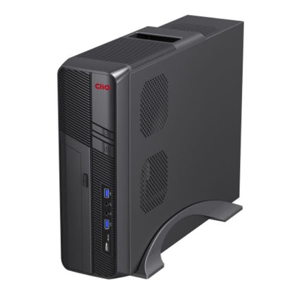 Gabinete Slim Clio CL-S605 Full mATX ITX 2*USB 3.0 con Fuente de Poder 500W