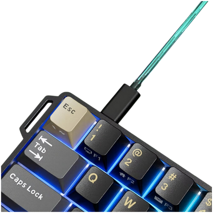 Teclado Royal Kludge RK R68 HE Phantom Mint Switch (Inglés)