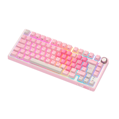 Teclado Royal Kludge RK R75 Pink Melody Creamy Switch (Español)