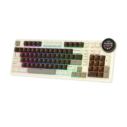 Teclado Mecánico Royal Kludge N99 Mocha Grey, US
