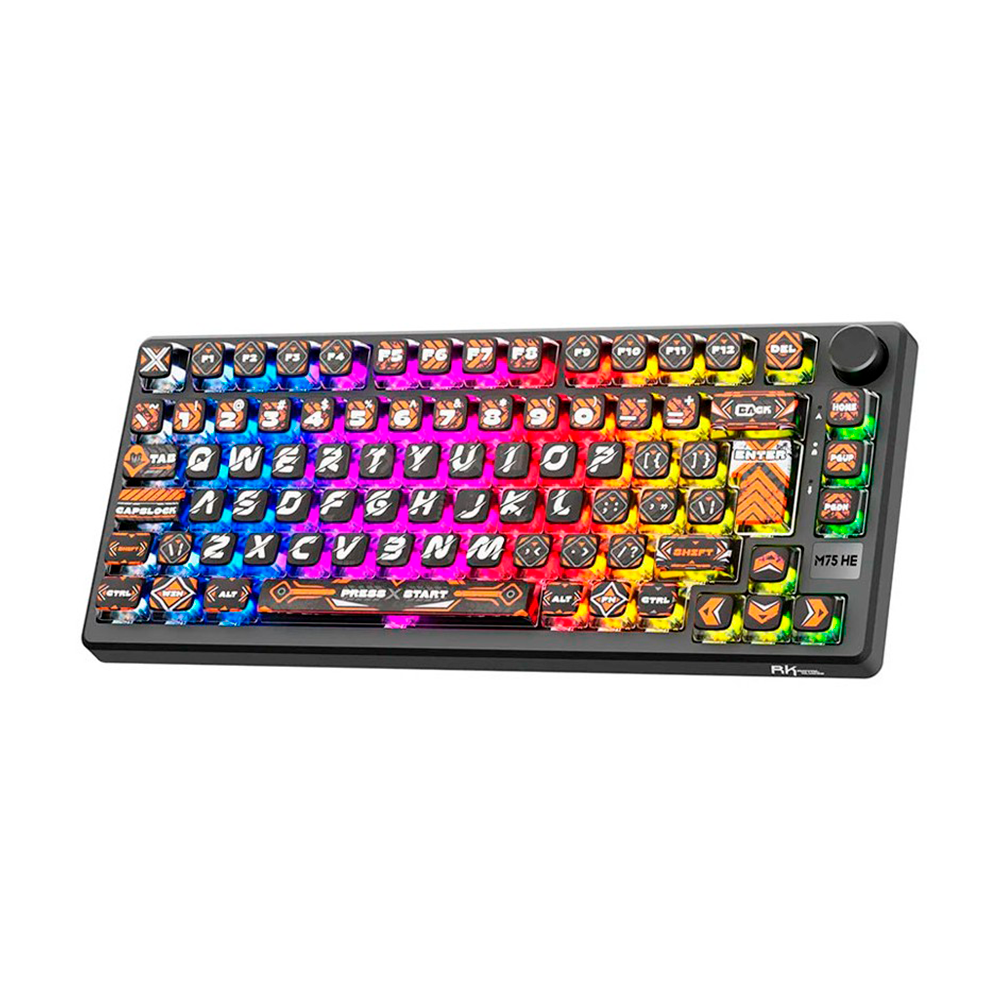 Teclado Mecánico Royal Kludge M75 HE Hephaestus Mint Switch (Inglés)