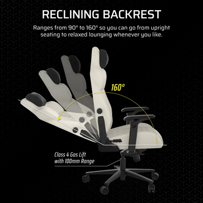 Silla Gamer Corsair TC500 Luxe Frost
