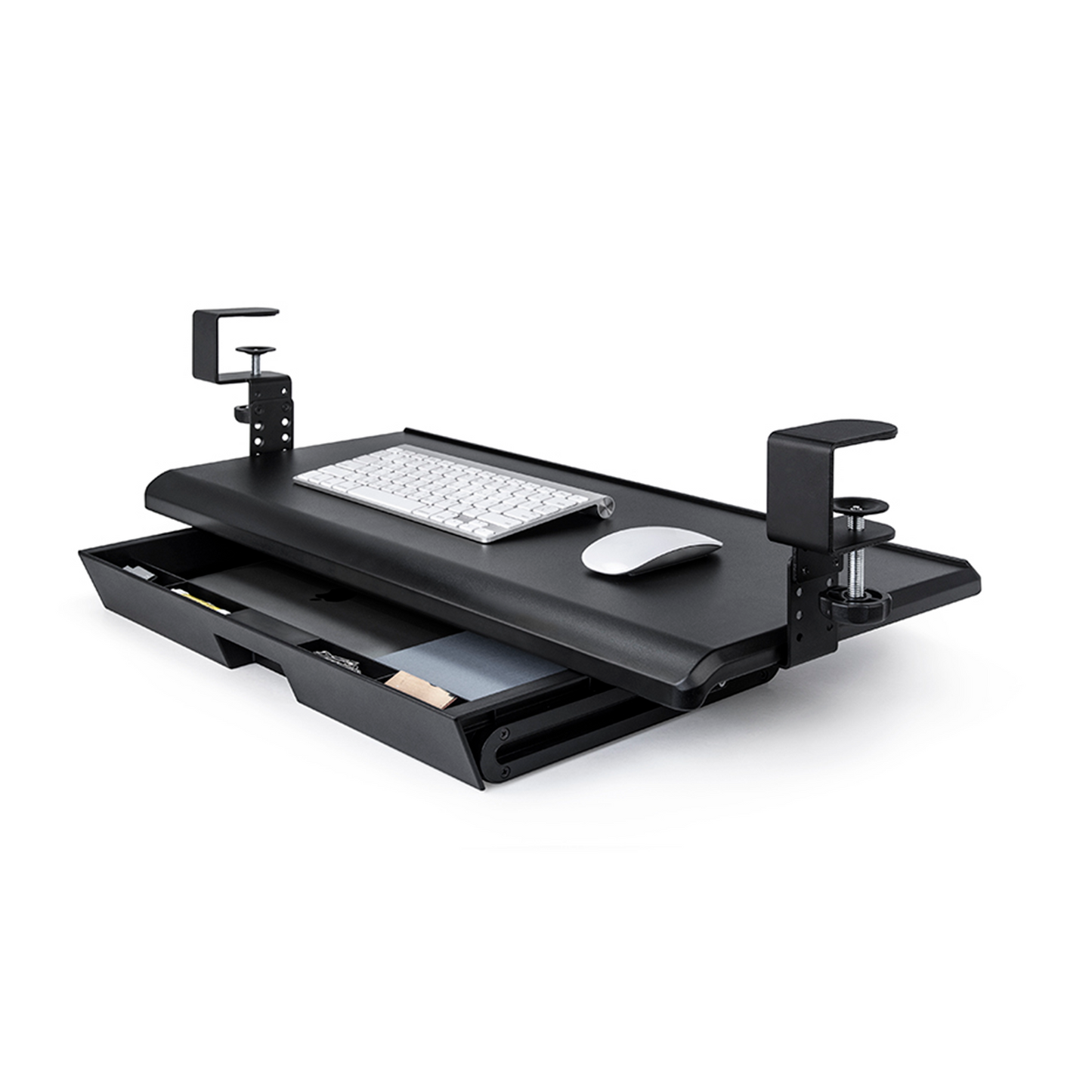 Bandeja para Teclado con Abrazadera y Cajón AIDATA KB-5011