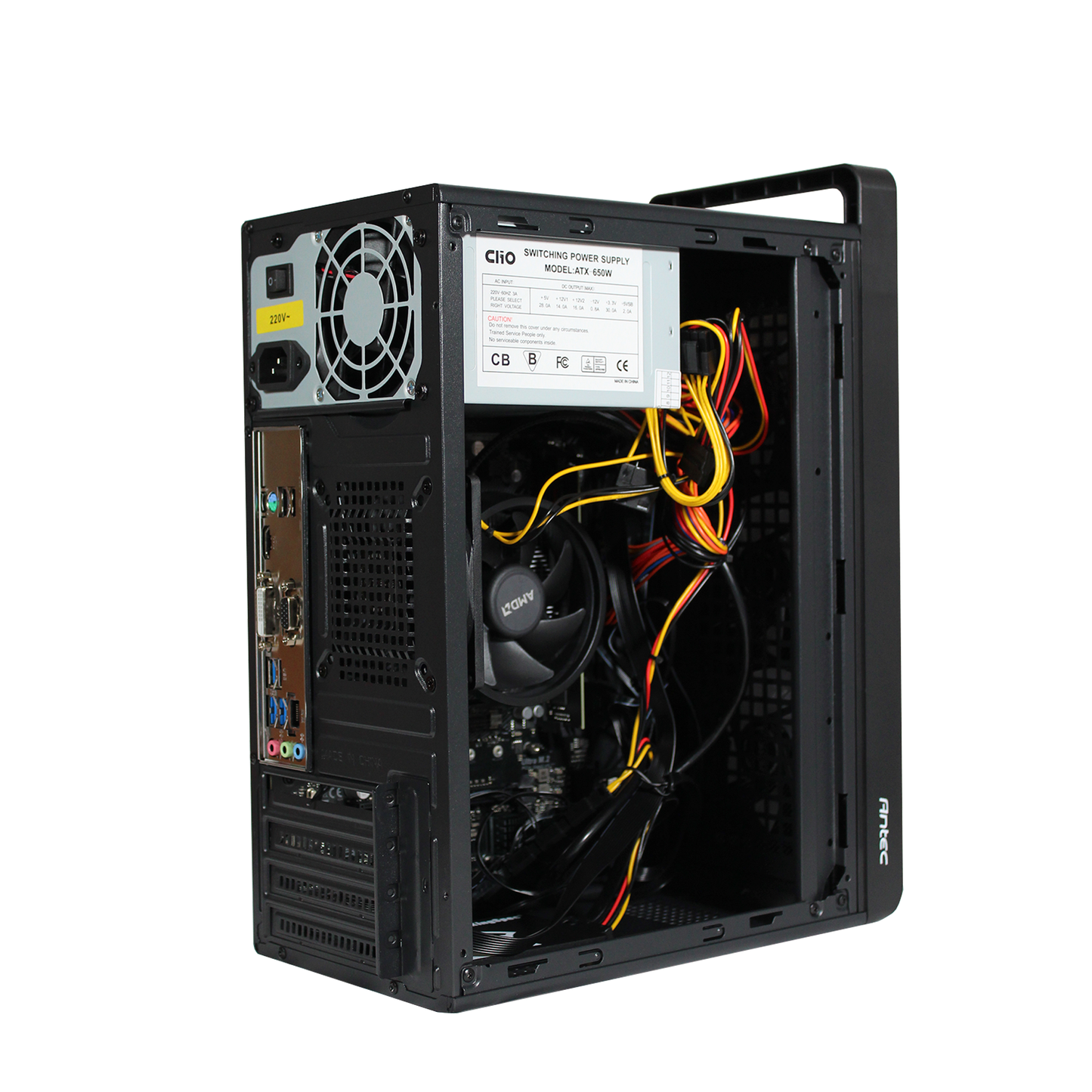PC de Oficina AMD Athlon 3000G 8GB RAM,SSD 512GB