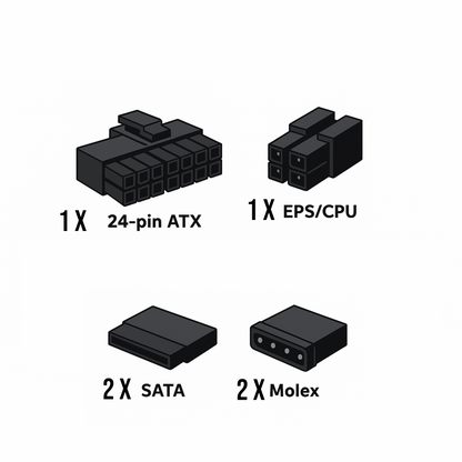 Fuente de Poder Clio de 500W Slim SFX S603