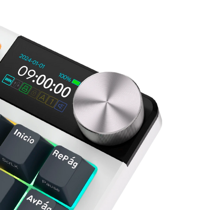Teclado Mecánico Royal Kludge RK S85 White Night