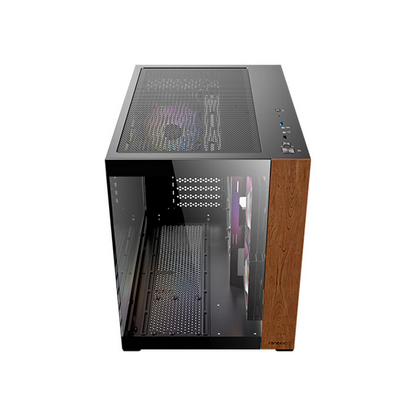 Gabinete Gamer Antec CX600M Wood ARGB
