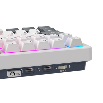 Teclado Mecánico Royal Kludge RK S85 White Night