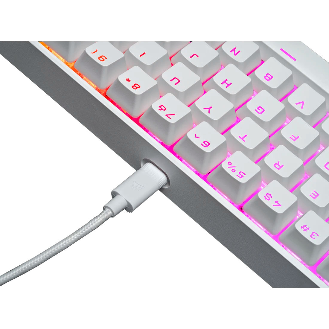 Teclado Mecánico Corsair K65 60% RGB Blanco