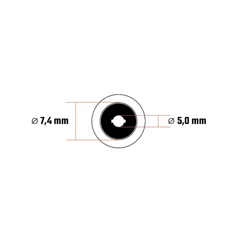 Cargador Original Dell 19.5V 3.34A 7.4x5.0mm