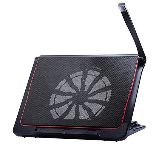 Cooler Notebook Wesdar Pad con Linterna (Hasta 17“, Negro)