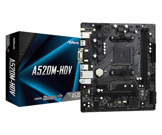 Tarjeta Madre Asrock A520M-HDV