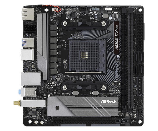 Tarjeta Madre Asrock A520-ITX/ac AM4 DDR4 WiFi