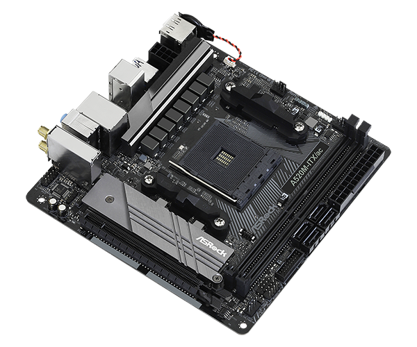 Tarjeta Madre Asrock A520-ITX/ac AM4 DDR4 WiFi