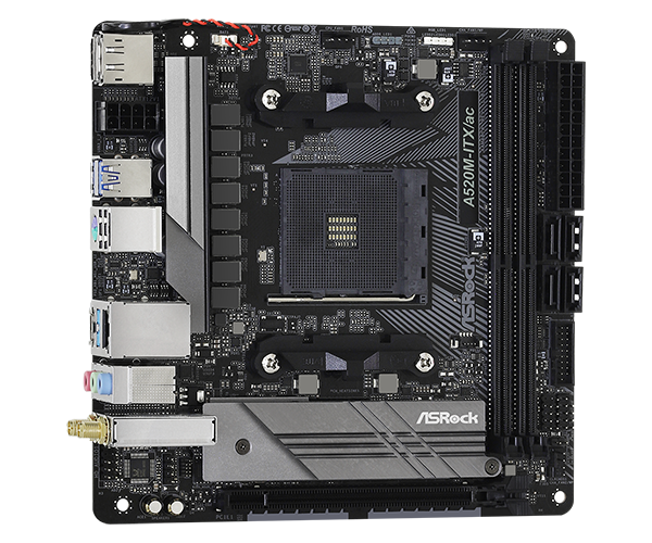Tarjeta Madre Asrock A520-ITX/ac AM4 DDR4 WiFi