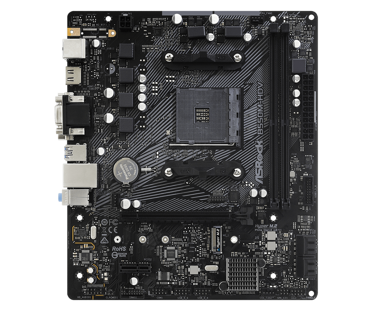 Tarjeta Madre ASRock B550M-HDV AMD AM4 Micro ATX DDR4