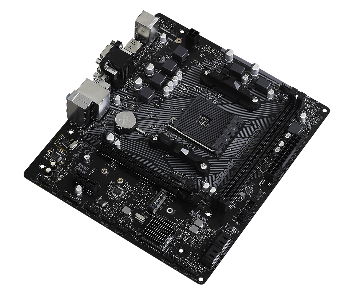 Tarjeta Madre ASRock B550M-HDV AMD AM4 Micro ATX DDR4