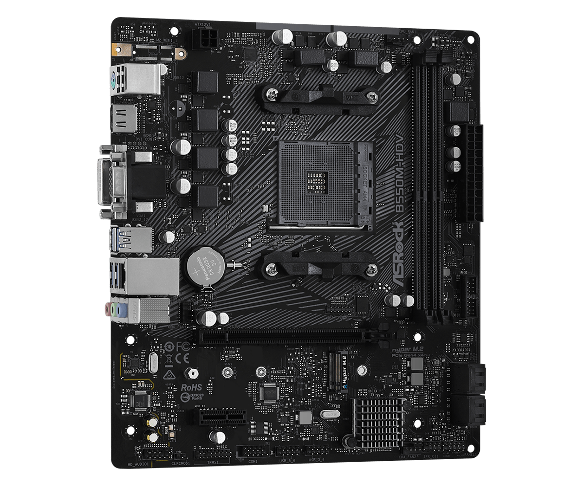 Tarjeta Madre ASRock B550M-HDV AMD AM4 Micro ATX DDR4
