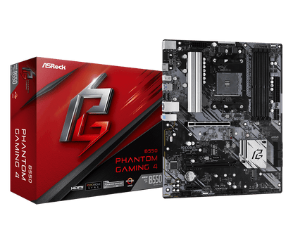 Tarjeta Madre ASRock B550 Phantom Gaming 4 ATX AMD AM4 DDR4