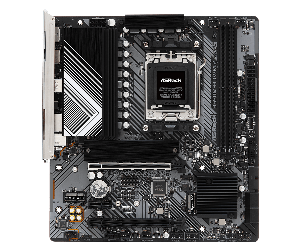 Tarjeta Madre ASRock B650M-HDV/M.2 AMD AM5 DDR5 Micro ATX