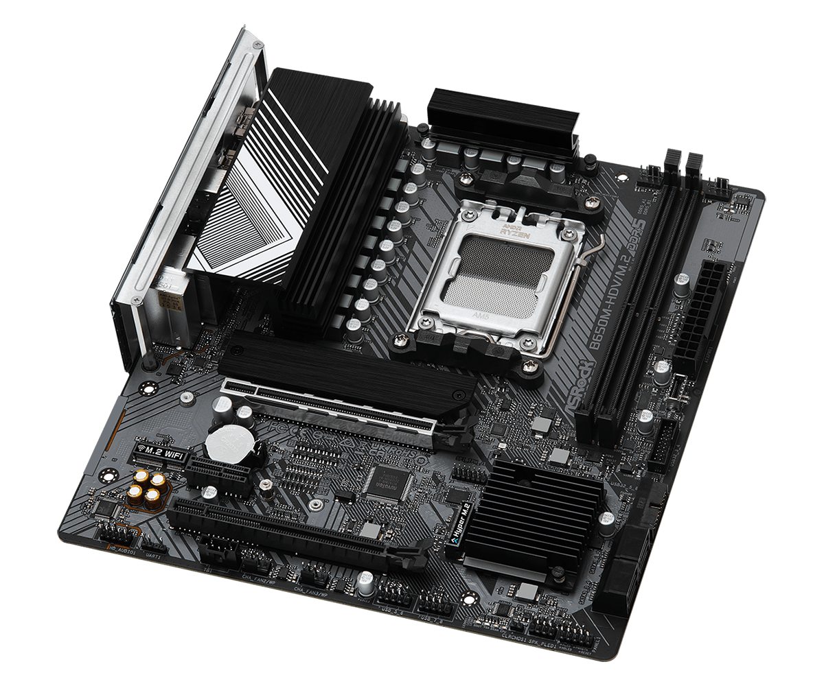 Tarjeta Madre ASRock B650M-HDV/M.2 AMD AM5 DDR5 Micro ATX