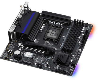 Tarjeta Madre ASRock B760M WiFi 6E DDR5 – Intel LGA1700 Micro-ATX