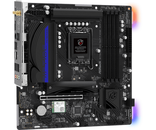 Tarjeta Madre ASRock B760M WiFi 6E DDR5 – Intel LGA1700 Micro-ATX