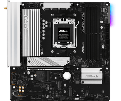Tarjeta Madre ASRock B850M Pro RS WiFi AM5 DDR5 PCIe 5.0 Micro ATX WiFi 6E