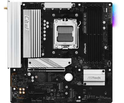 Tarjeta Madre ASRock B850M Pro RS WiFi AM5 DDR5 PCIe 5.0 Micro ATX WiFi 6E