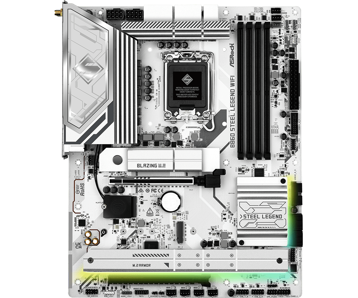 Tarjeta Madre ASRock B860 WiFi 6E – Intel LGA1851 DDR5 PCIe 5.0