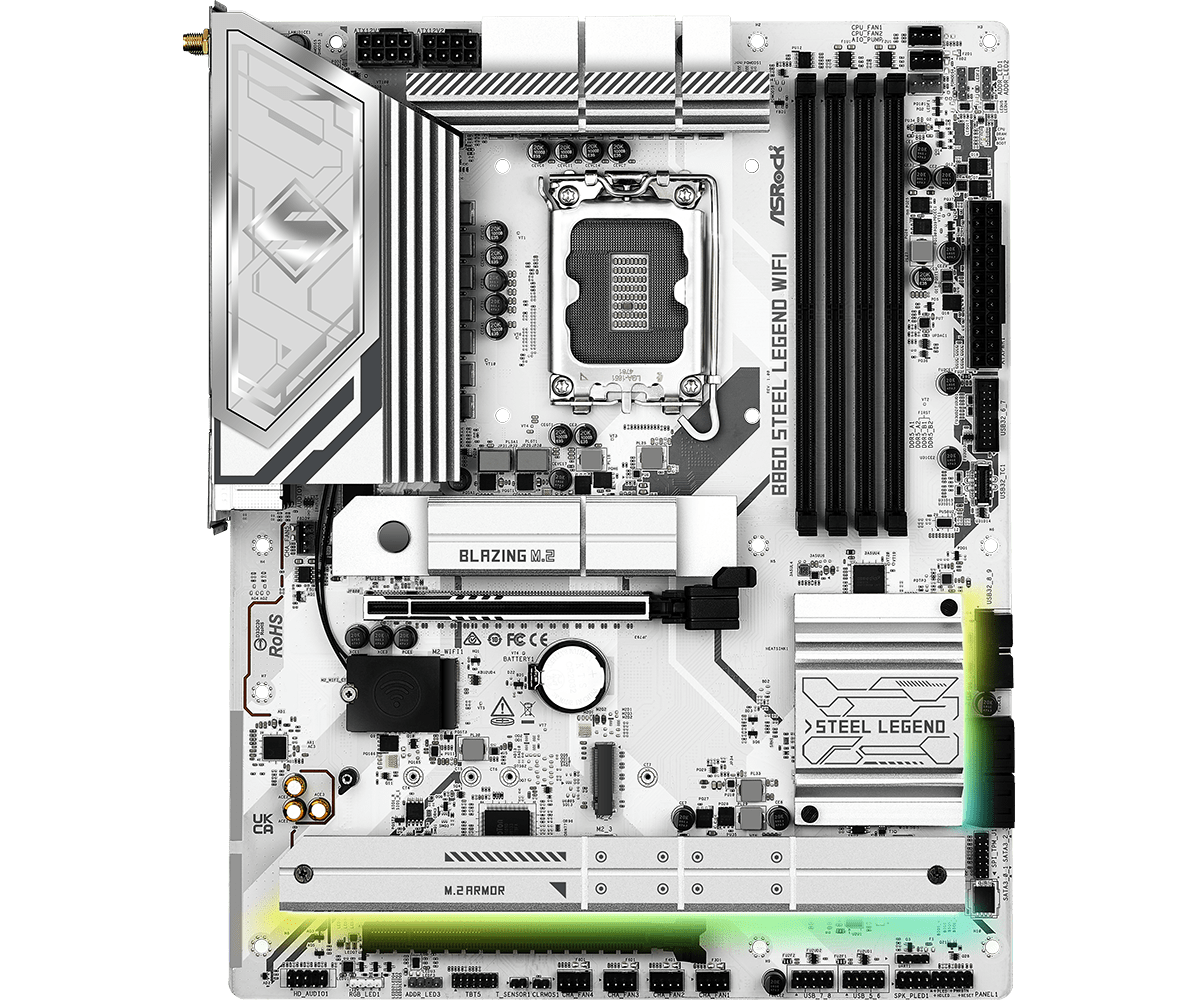 Tarjeta Madre ASRock B860 WiFi 6E – Intel LGA1851 DDR5 PCIe 5.0