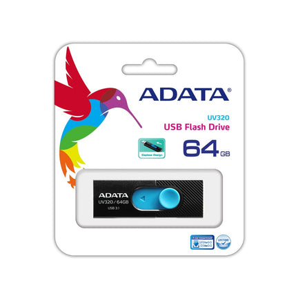 Pendrive Adata UV320 64GB (AUV320-64G-RBKBL)
