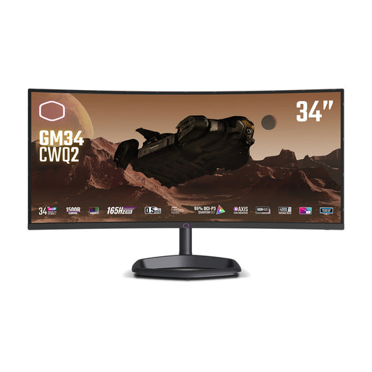 Monitor Gamer Cooler Master 34" GM34-CWQ2 Curvo 165 Hz